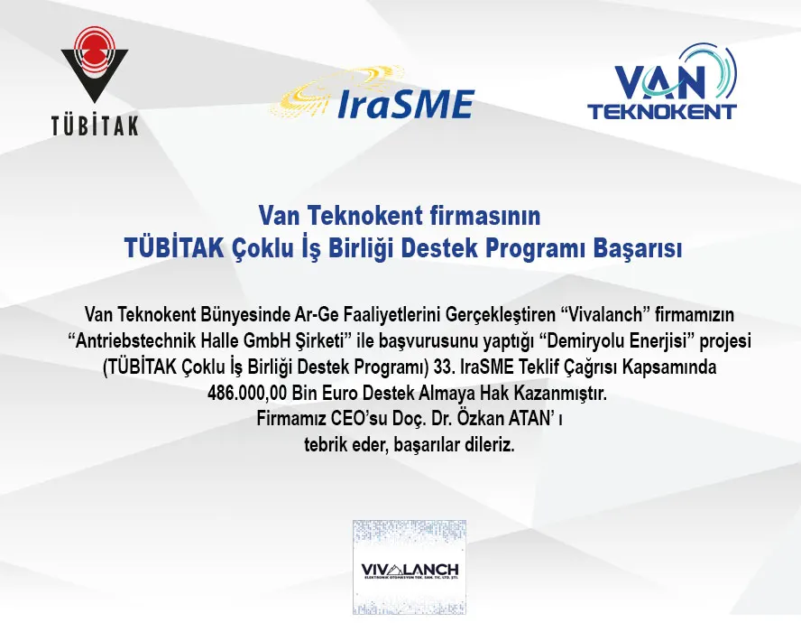 Vivalanch ve Antriebstechnik Halle GmbH, TÜBİTAK Desteğiyle Ortak Proje Yürütecek