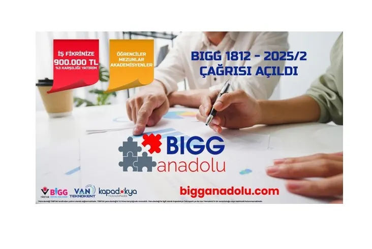 İş Fikrinize TÜBİTAK’tan 900.000 TL Yatırım Desteği; BİGG Anadolu 2025/2 Dönem Başvuruları Başladı!
