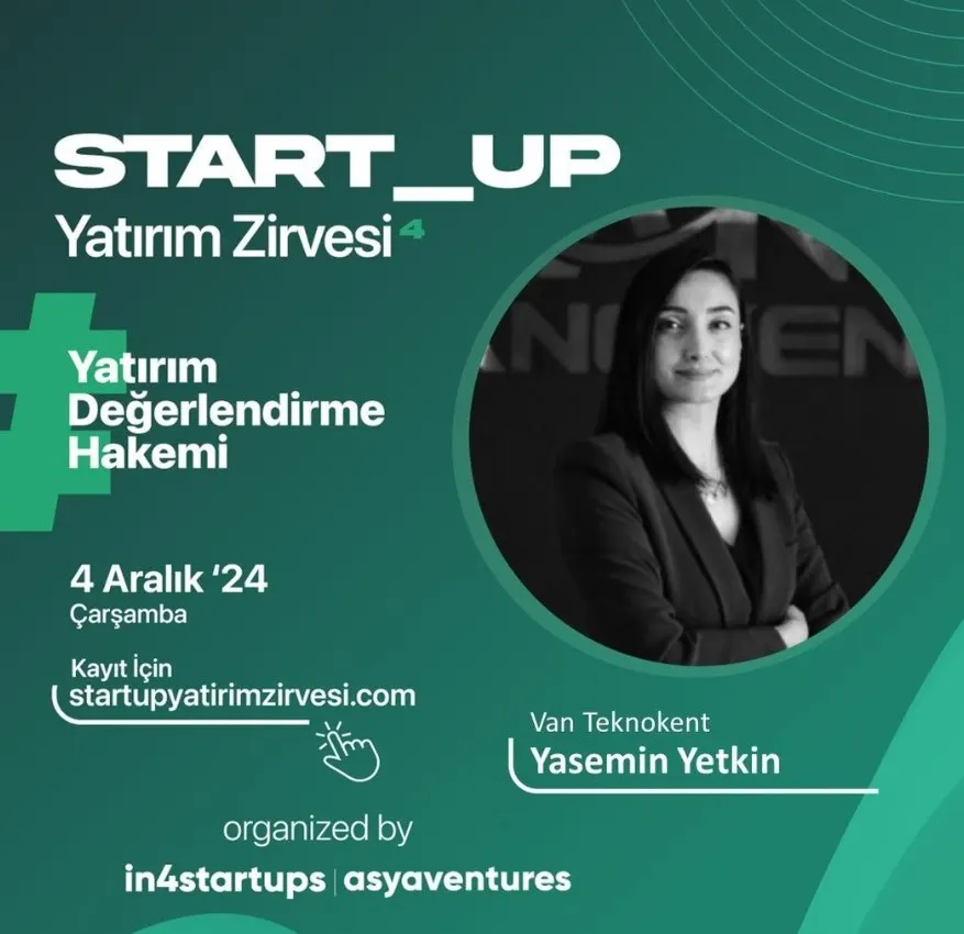 Van Teknokent Startup Yatırım Zirvesi’nde Yer Aldı