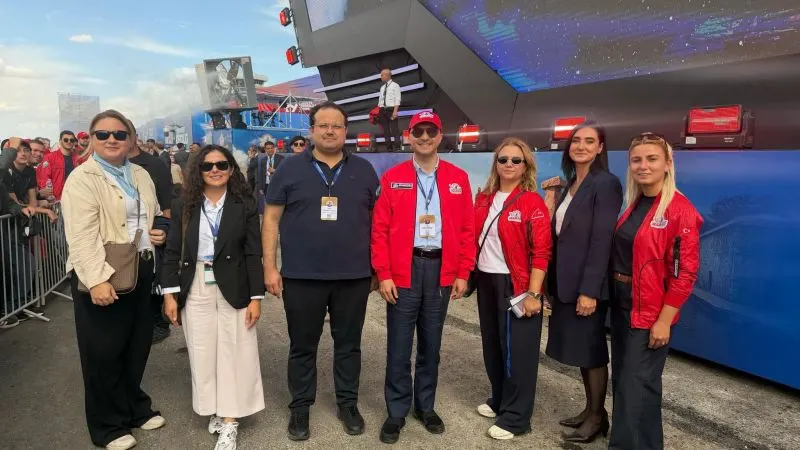    Van Technopark General Manager Dr. Yasemin Yetkin Meets with KOSGEB President Ahmet Serdar İbrahimcioğlu at TEKNOFEST Şanlıurfa