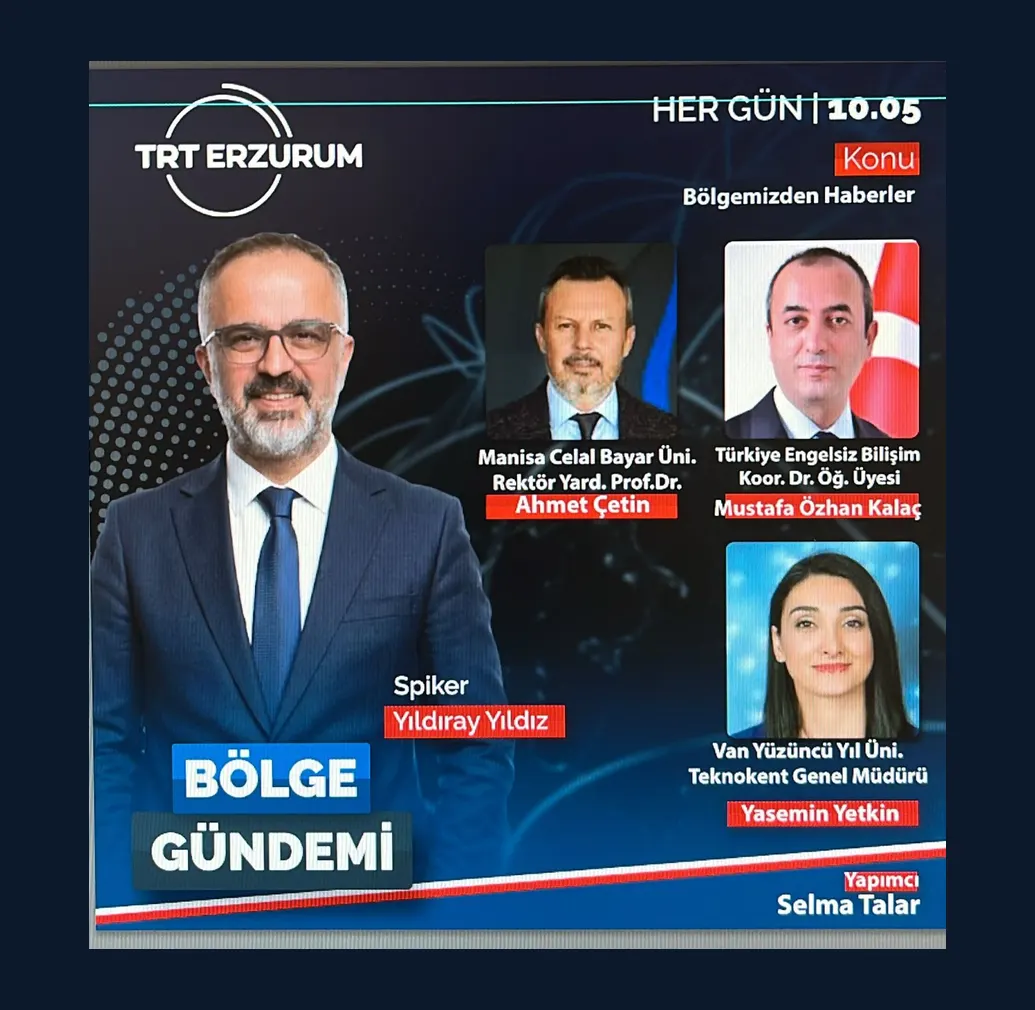 Van Technopark General Manager Dr. Yasemin Yetkin Joins TRT Erzurum Radio’s “Bölge Gündemi” Program