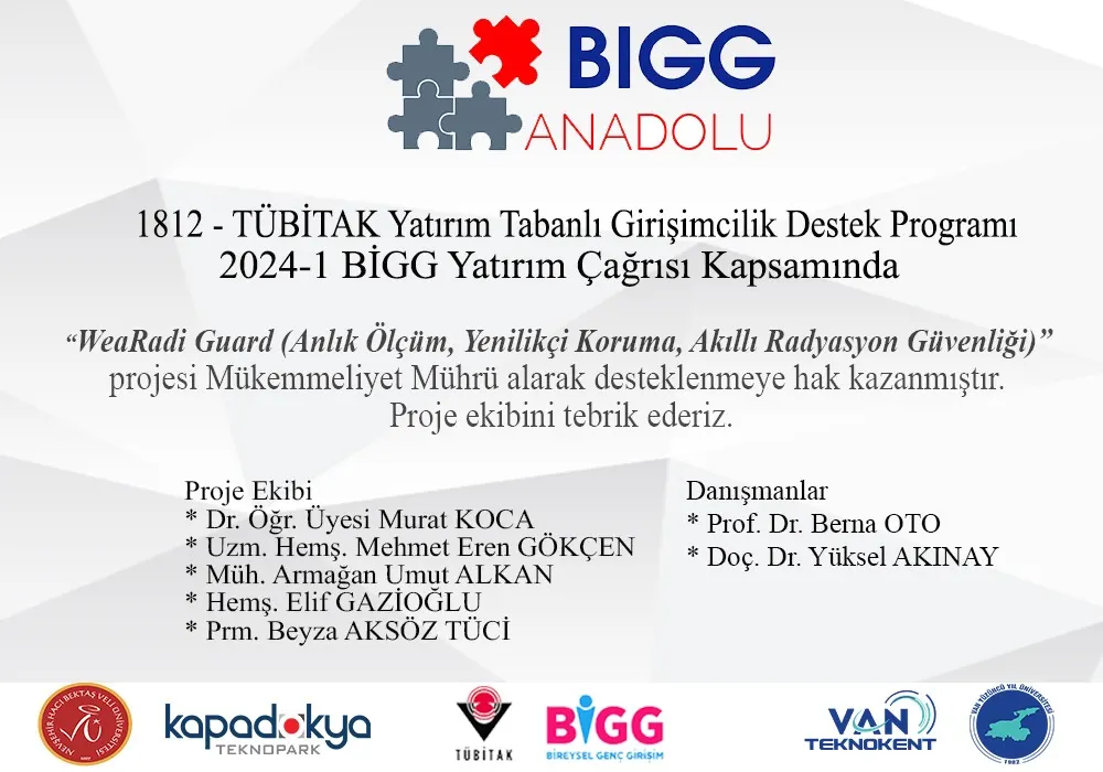 Bigg Anadolu\'nun Girişimcilik Başarısı: WeaRadi Guard Projesi Desteklenmeye Hak Kazandı!
