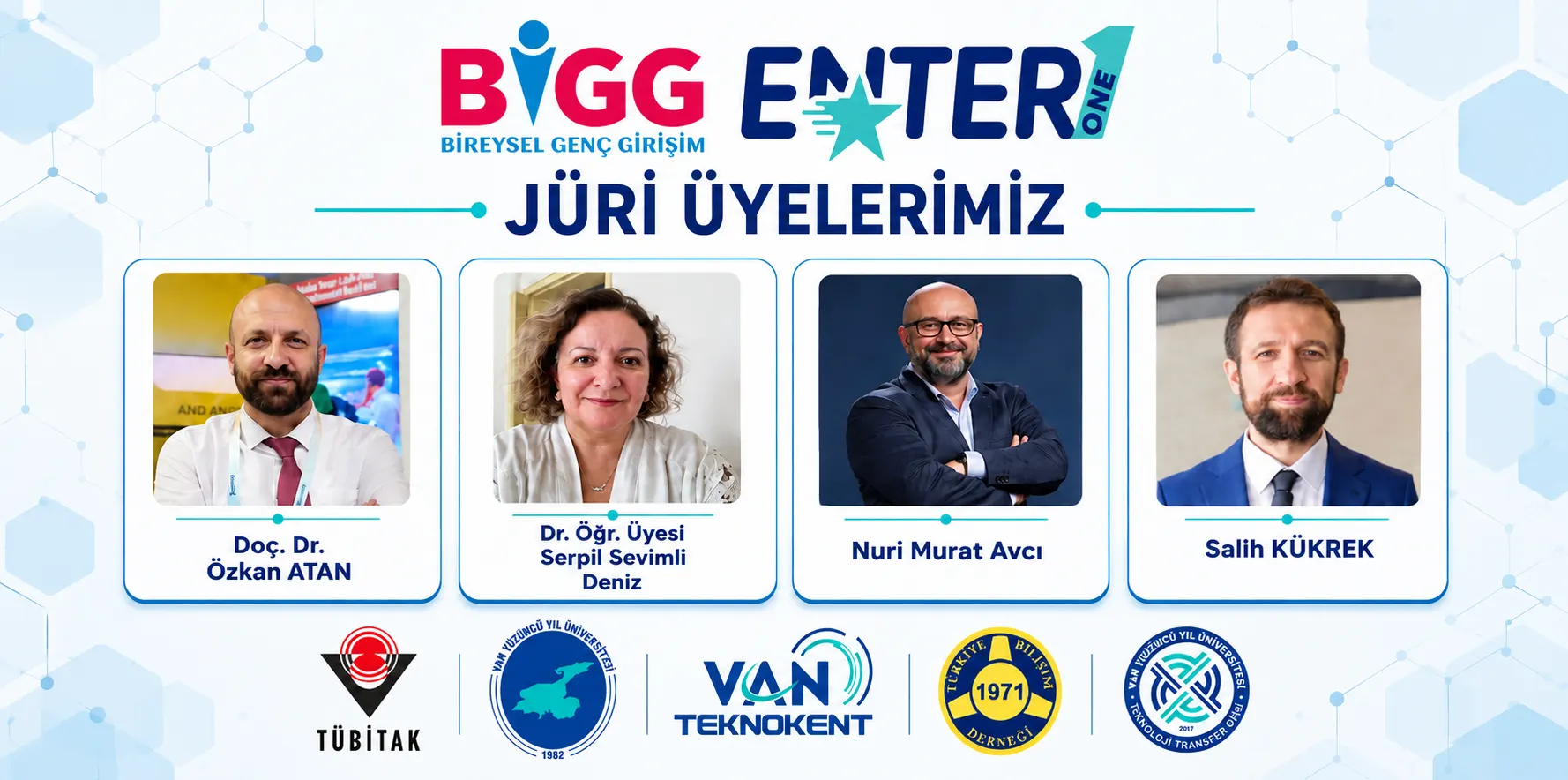 BİGG ENTER ONE Programımızın Jüri Üyeleri Belli Oldu