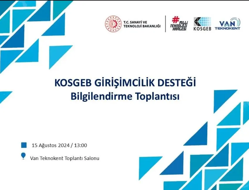 KOSGEB Girişimcilik Desteği Bilgilendirme Toplantısı